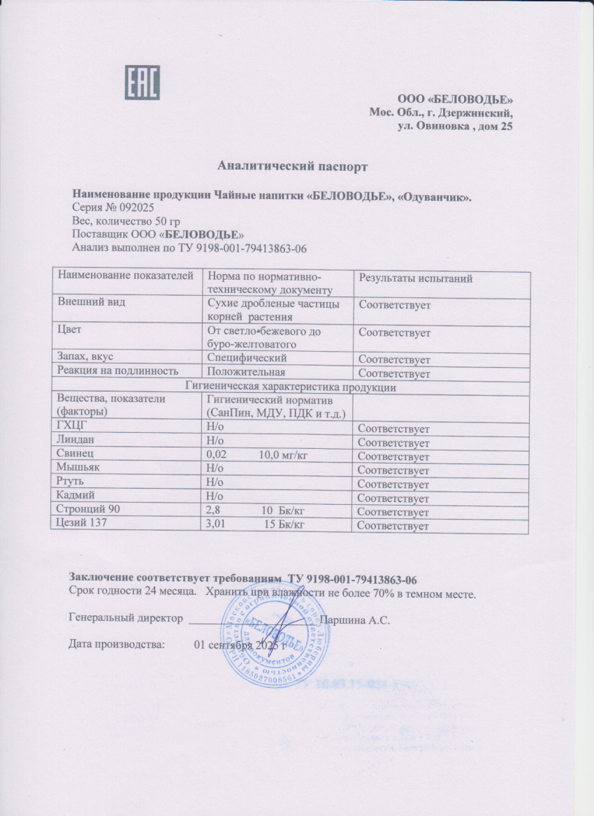 Паспорт №092025